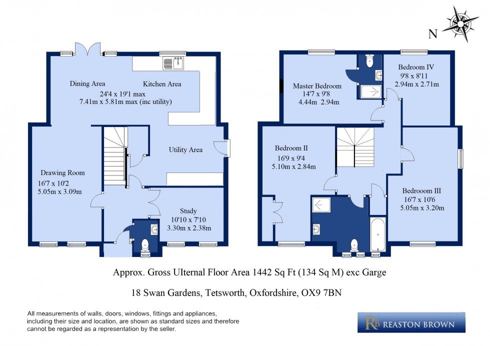 Floorplan for Tetsworth, Oxfordshire