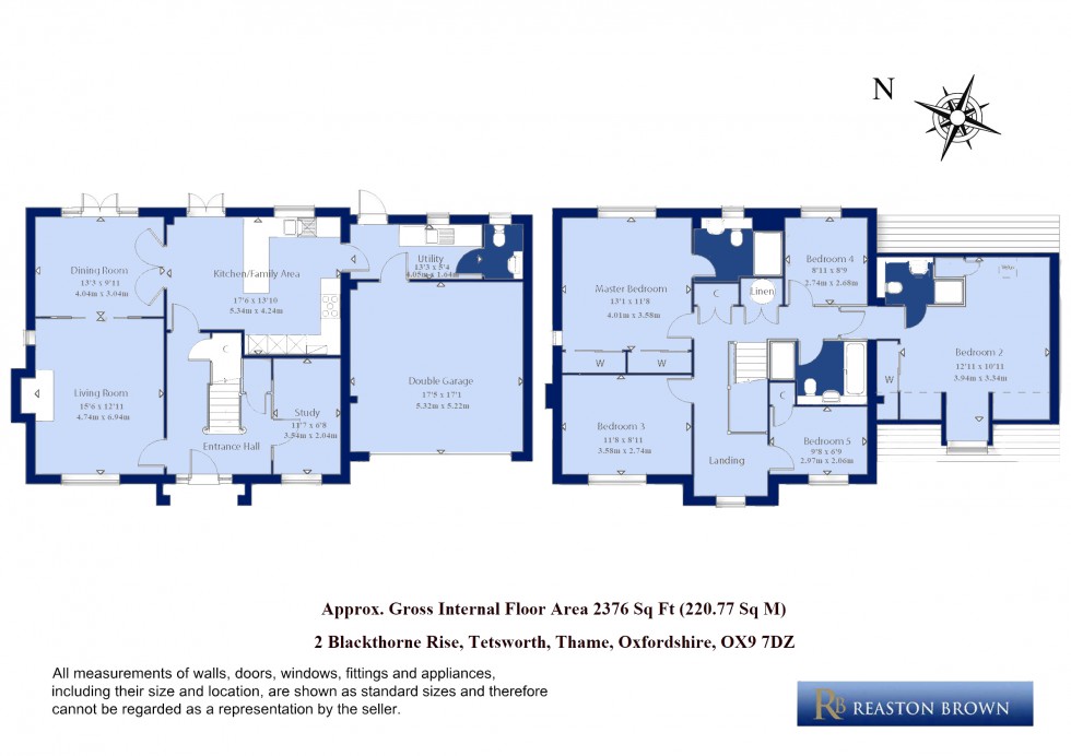 Floorplan for Tetsworth, Oxfordshire