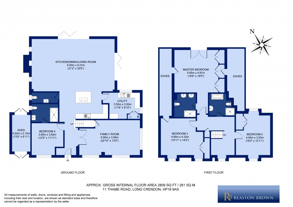 Floorplan for Long Crendon, Buckinghamshire