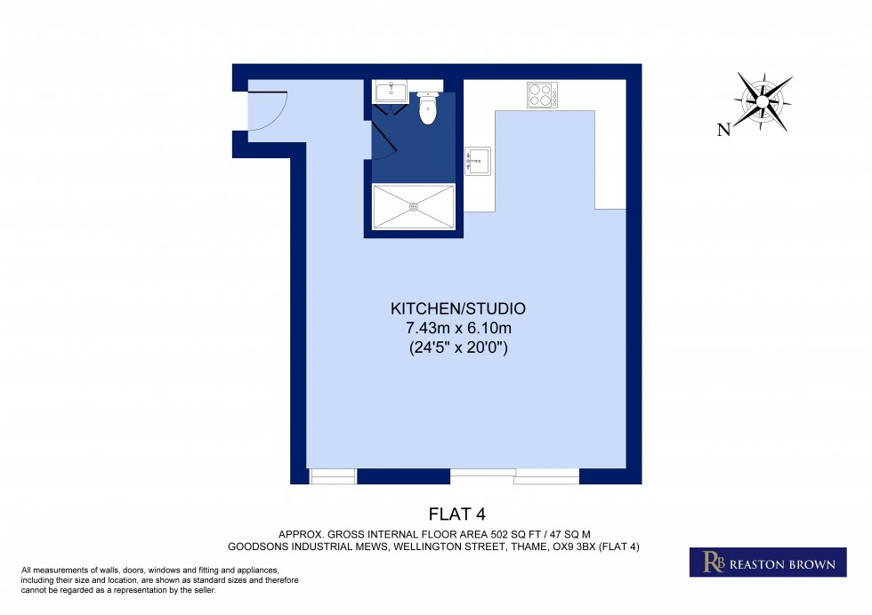 Floorplan for Thame, Oxfordshire