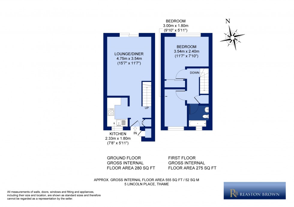 Floorplan for Lincoln Place, Thame, Oxfordshire