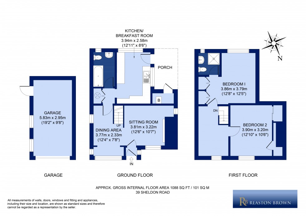 Floorplan for Ickford, Buckinghamshire