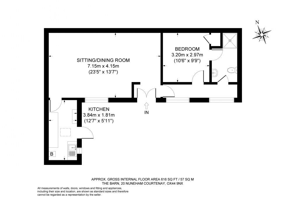 Floorplan for Nuneham Courtenay Oxfordshire