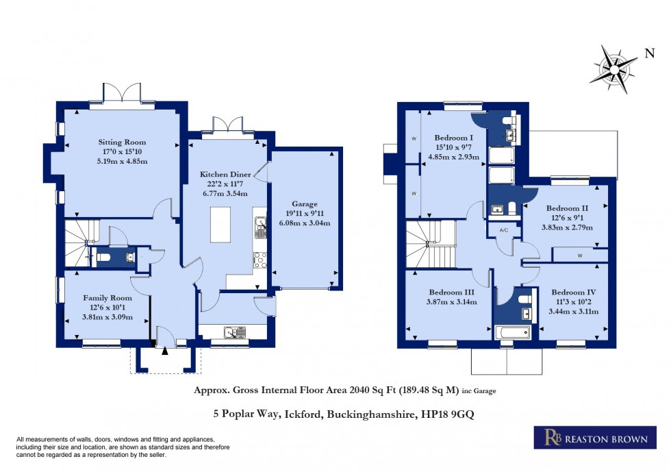 Floorplan for Ickford, Buckinghamshire