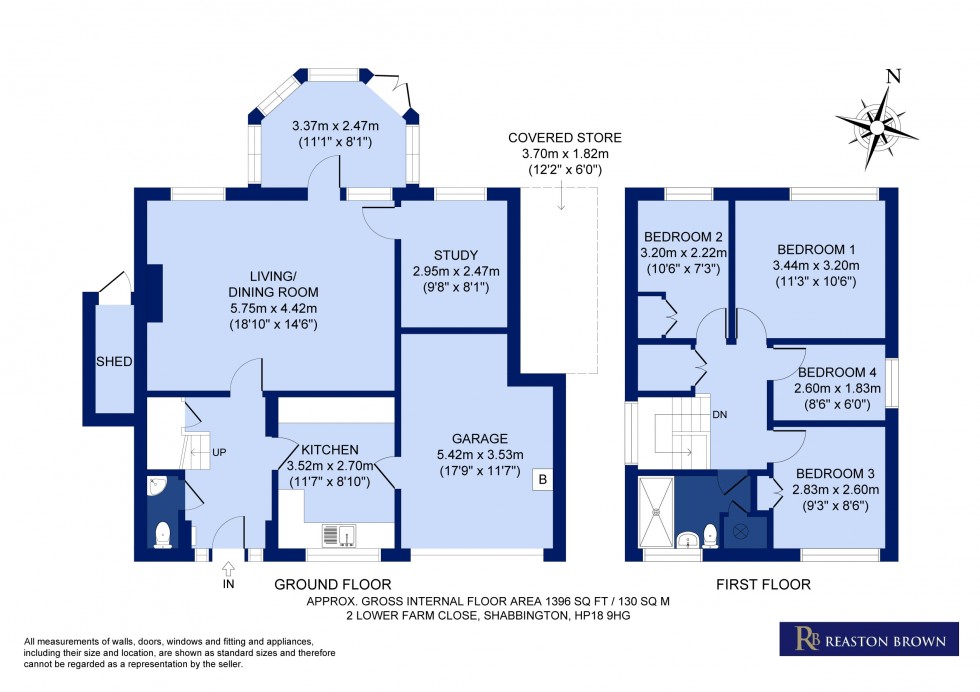 Floorplan for Shabbington, Buckinghamshire