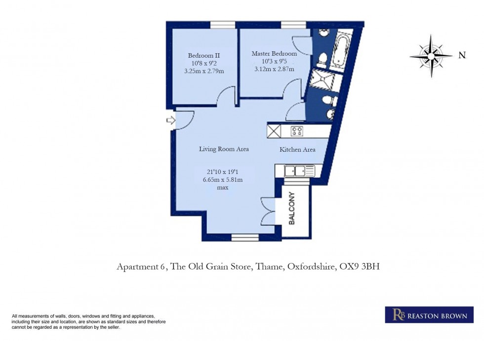 Floorplan for Thame, Oxfordshire