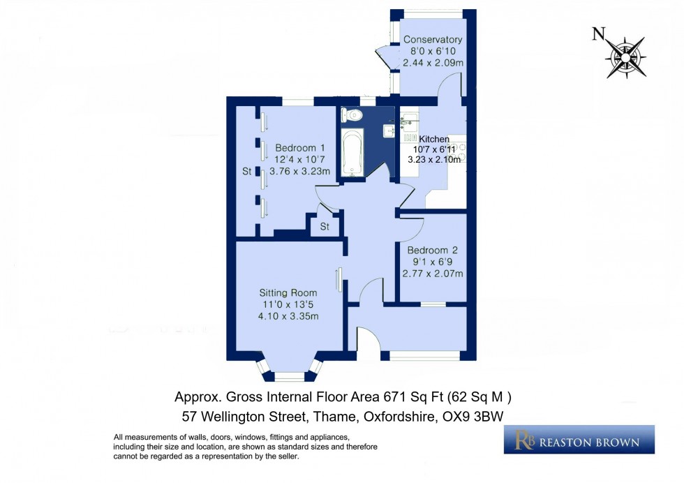 Floorplan for Thame, Oxfordshire