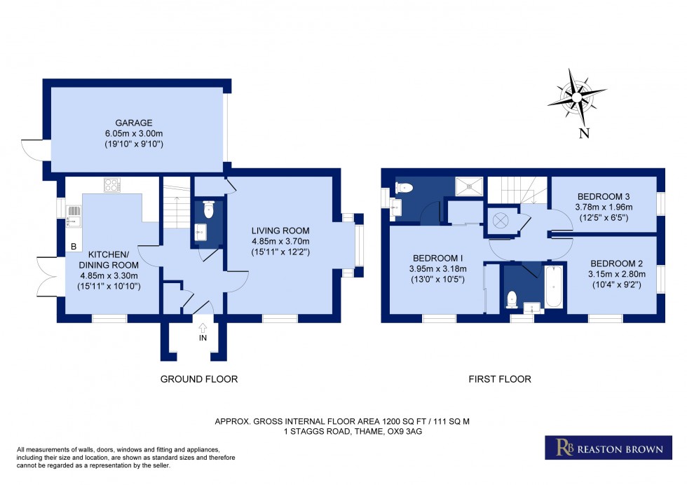 Floorplan for Thame, Oxfordshire