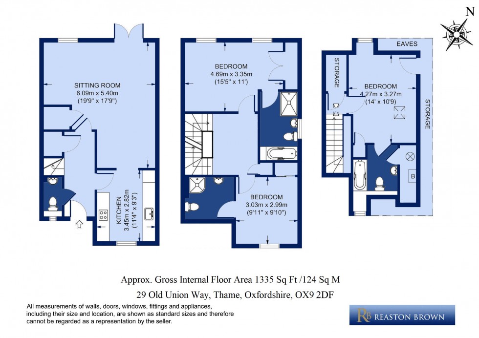 Floorplan for Thame, Oxfordshire