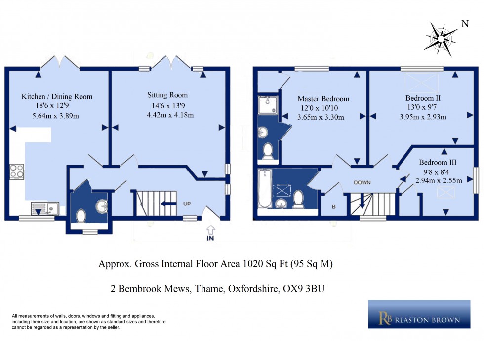 Floorplan for Thame, Oxfordshire