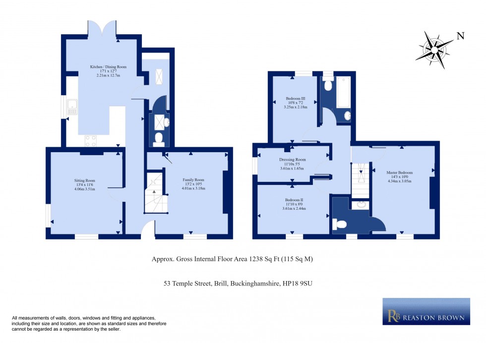 Floorplan for Brill Buckinghamshire