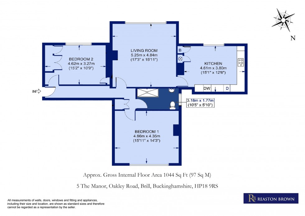 Floorplan for Brill, Buckinghamshire