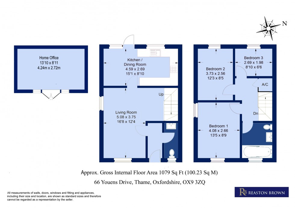 Floorplan for Thame, Oxfordshire