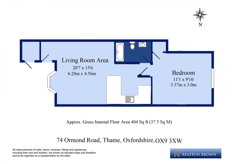 Floorplan for Thame, Oxfordshire