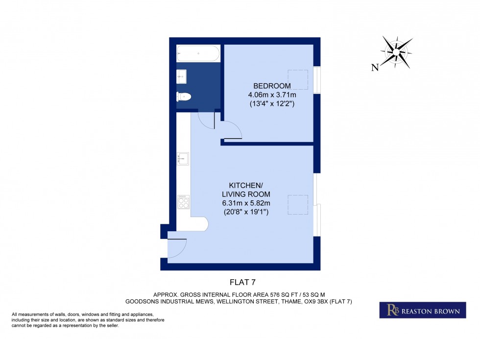 Floorplan for Thame, Oxfordshire