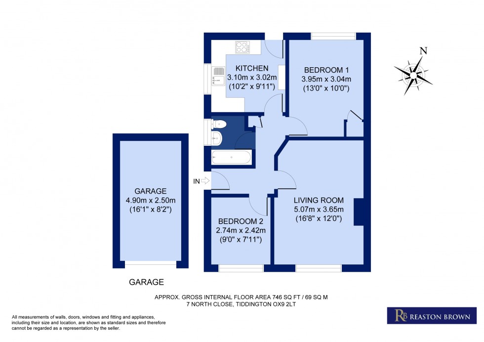 Floorplan for Tiddington, Oxfordshire