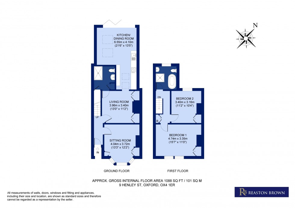 Floorplan for Henley Street, Oxford