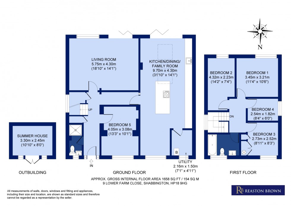 Floorplan for Shabbington, Buckinghamshire