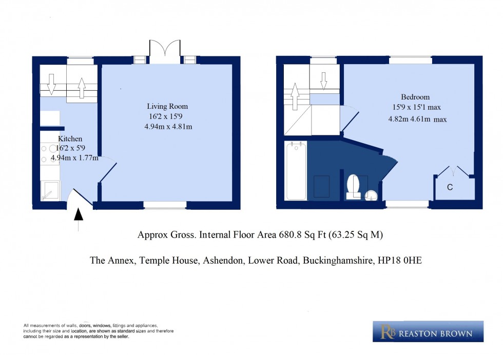 Floorplan for Ashendon, Buckinghamshire