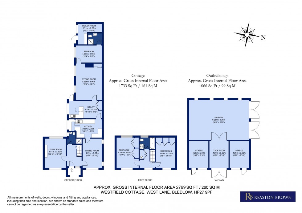 Floorplan for Bledlow, Buckinghamshire