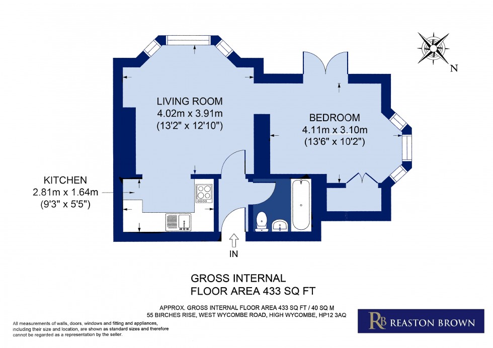 Floorplan for Birches Rise, High Wycombe