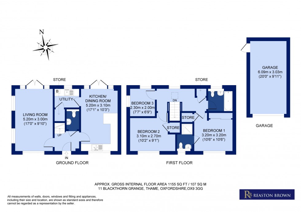 Floorplan for Thame, Oxfordshire