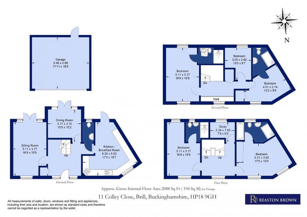 Floorplan for Brill, Buckinghamshire