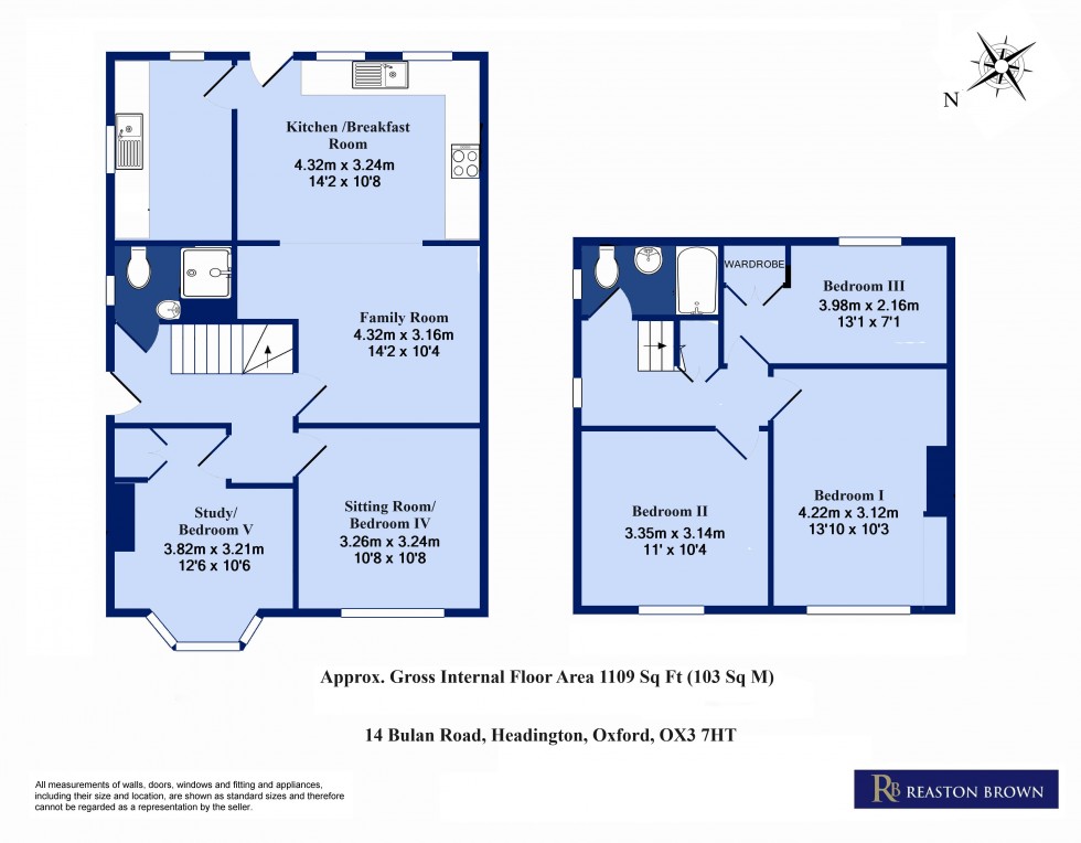 Floorplan for Headington, Oxford