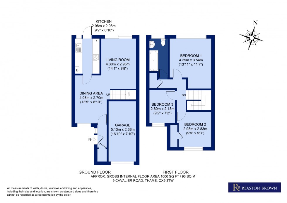 Floorplan for Thame, Oxfordshire