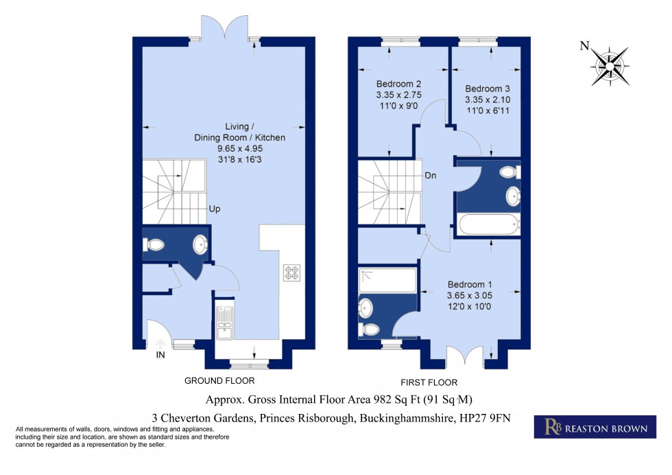 Floorplan for Princes Risborough, Buckinghamshire