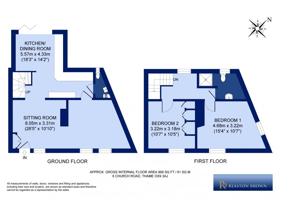 Floorplan for Central Thame , Oxfordshire