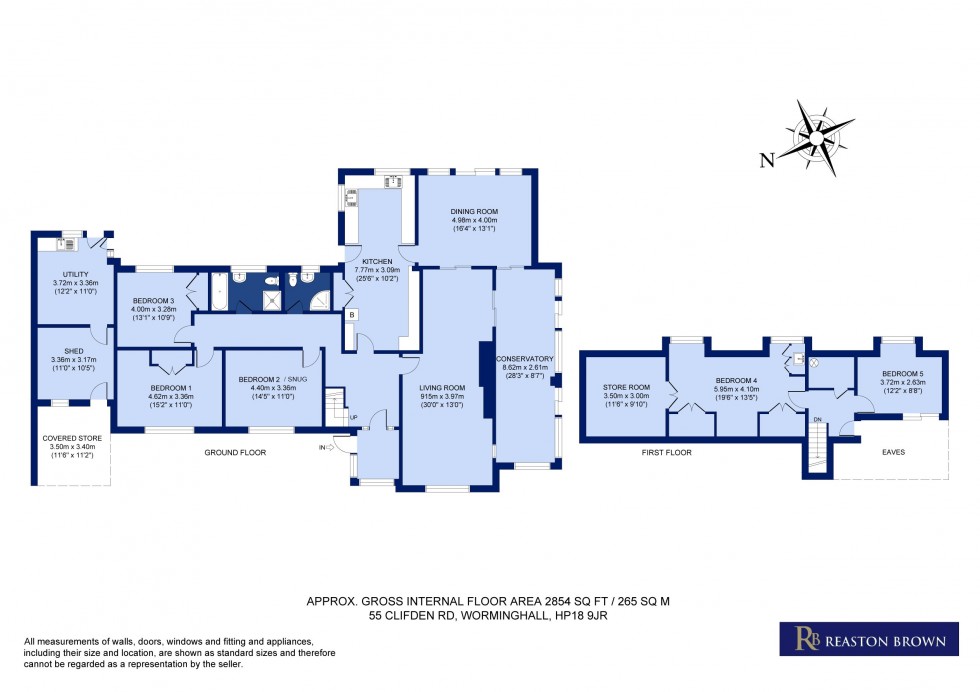 Floorplan for Worminghall, Buckinghamshire