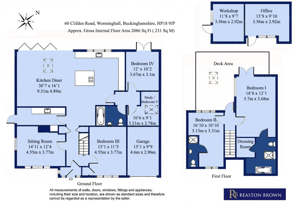 Floorplan for Worminghall, Buckinghamshire