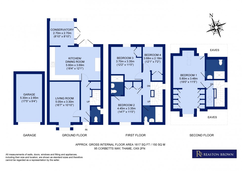 Floorplan for Thame, Oxfordshire