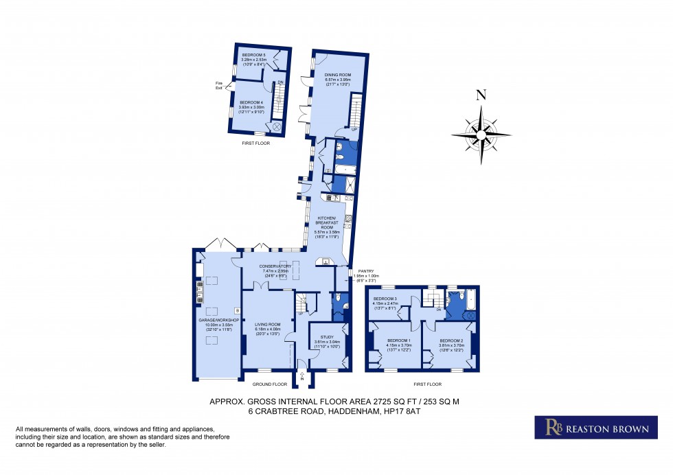 Floorplan for Haddenham, Buckinghamshire