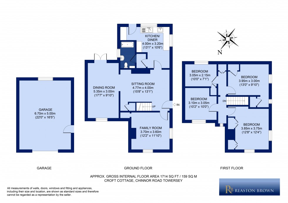 Floorplan for Towersey, Oxfordshire