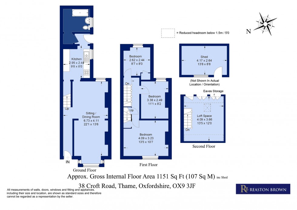 Floorplan for Croft Road Thame