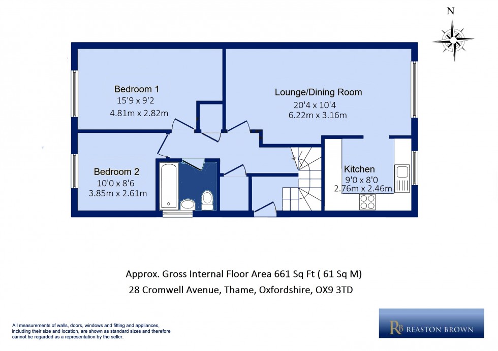 Floorplan for Thame Oxfordshire