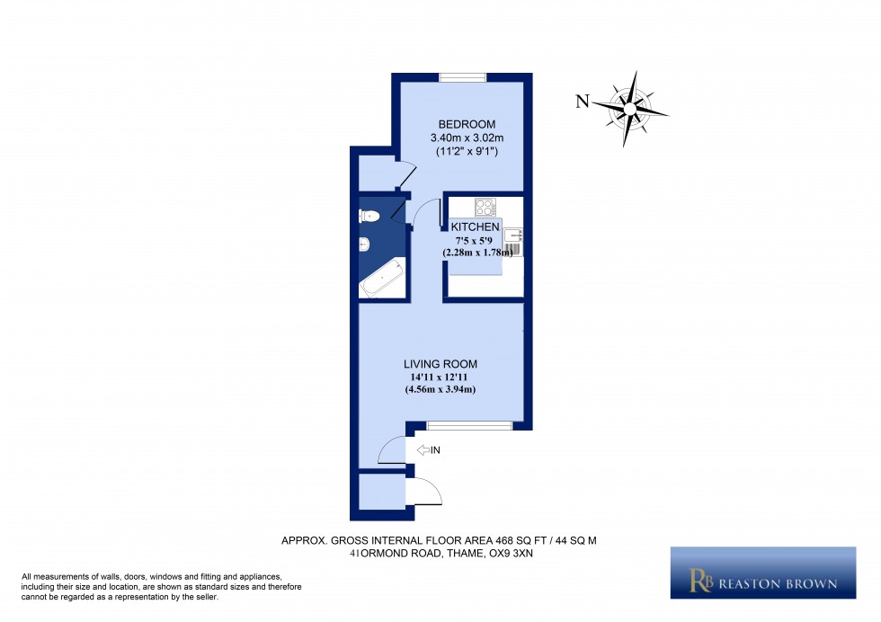 Floorplan for Thame, Oxfordshire