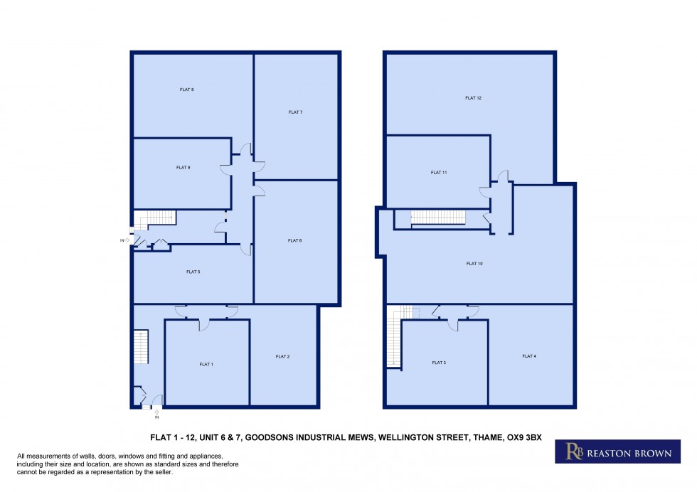 Floorplan for Goodson Mews, Wellington Street