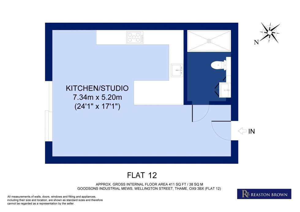 Floorplan for Thame, Oxfordshire