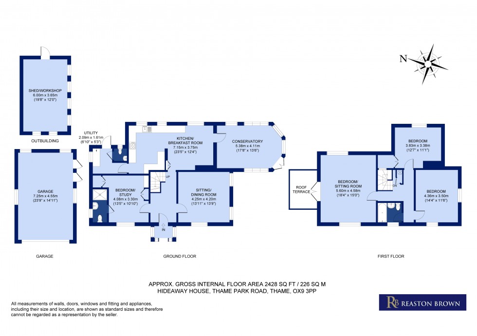 Floorplan for Thame , Oxfordshire