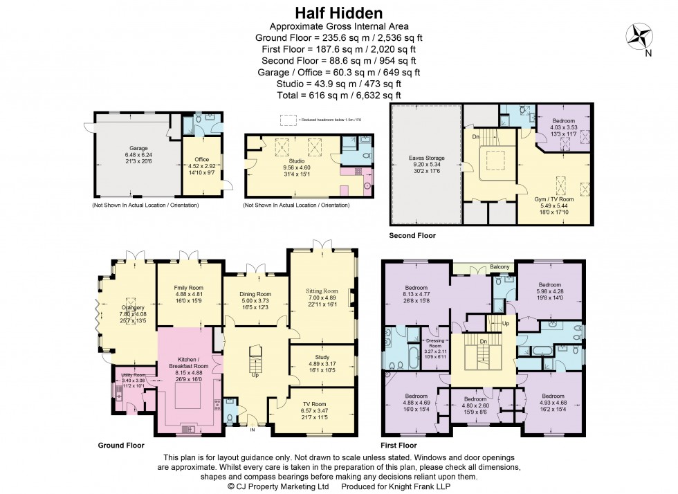 Floorplan for Bledlow, Buckinghamshire