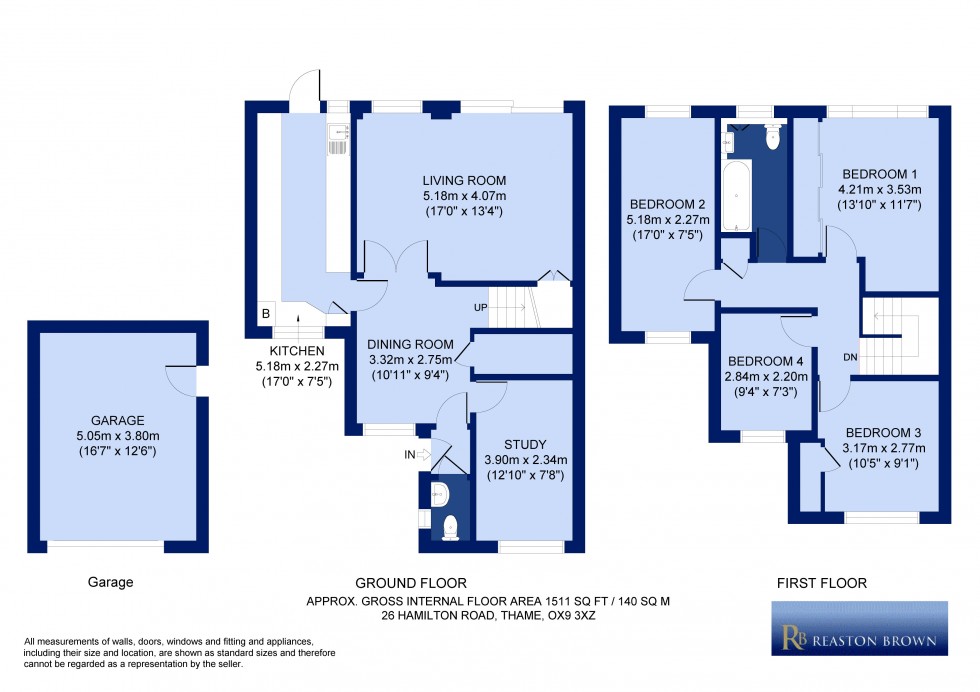 Floorplan for Thame Oxfordshire