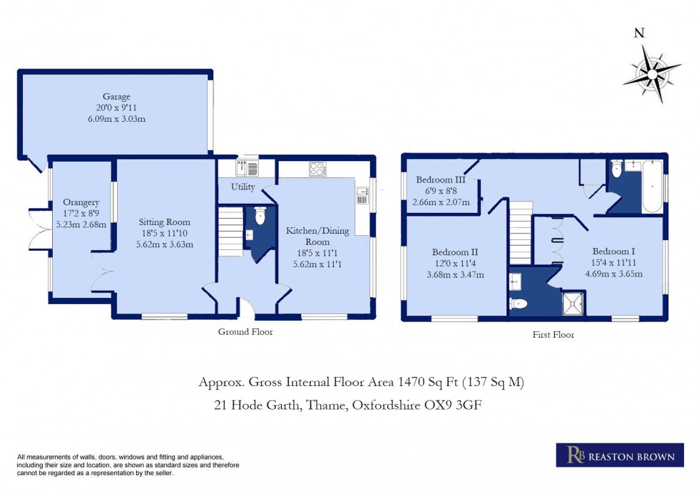 Floorplan for Thame, Oxfordshire