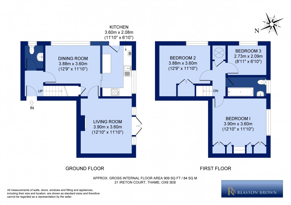 Floorplan for Thame, Oxfordshire