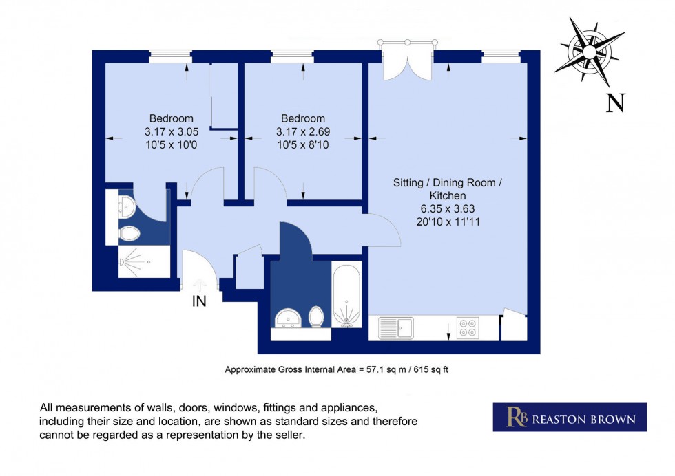 Floorplan for Thame, Oxfordshire