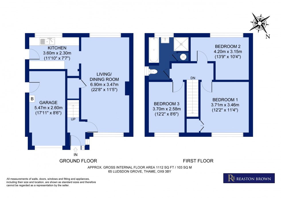 Floorplan for Thame, Oxfordshire