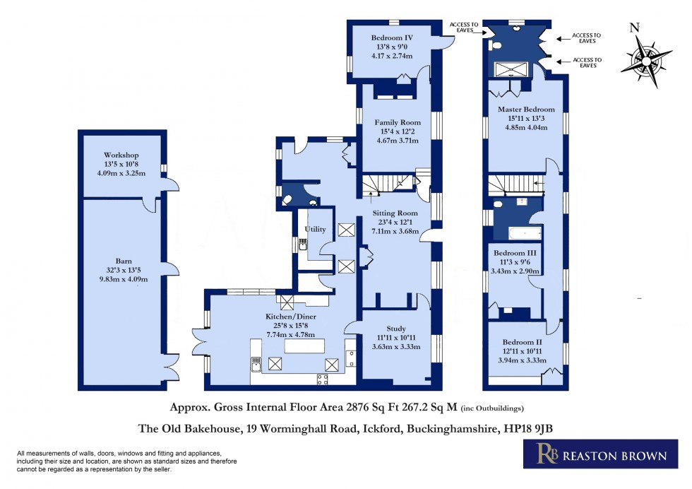 Floorplan for Ickford,  Buckinghamshire