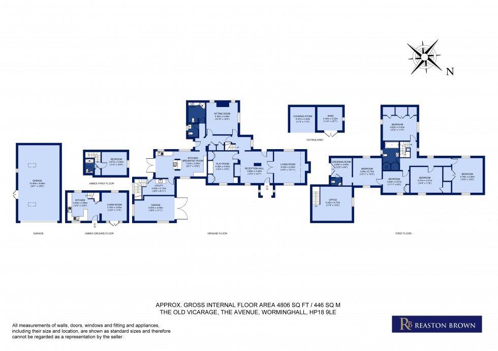 Floorplan for Worminghall, Buckinghamshire